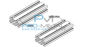 Picture of Silver aluminum strip 20 X 40