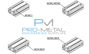 Picture of Silver aluminum strip 80 X 40
