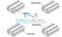 Picture of Silver aluminum strip 30 X 60