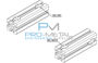 Picture of Silver aluminum strip 30 X 30